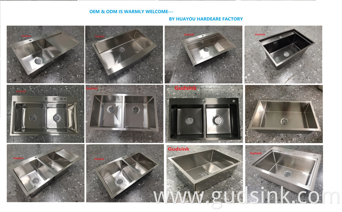 High quality surface finish handmade sinks